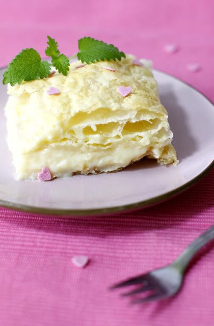 Napoleonka z Ciasta Francuskiego