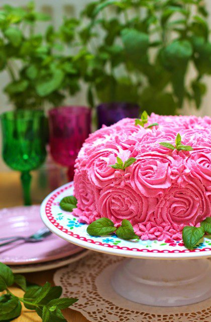 Tort Różany – Bukiet Róż